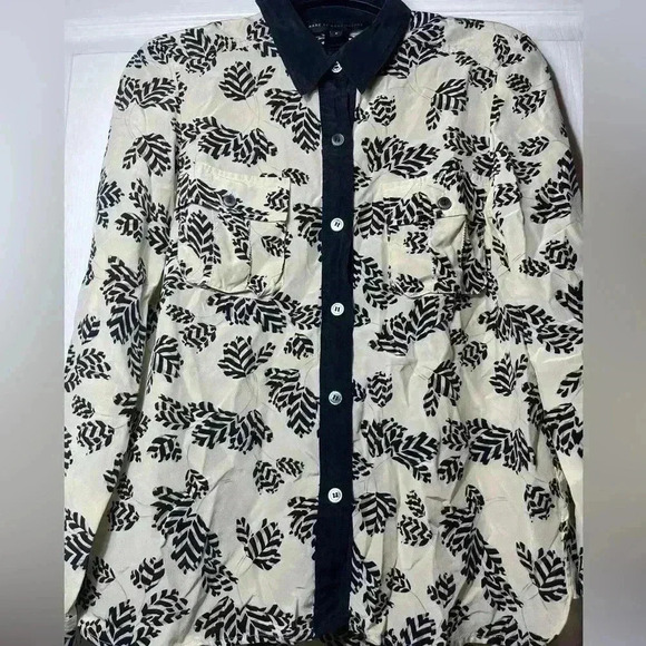 Marc By Marc Jacobs Women’s Silk Long Sleeves Blouse Size 6 - Picture 1 of 13